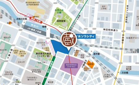 御茶ノ水ソラシティ 案内地図