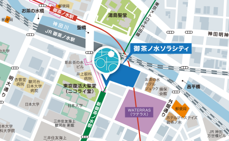 御茶ノ水ソラシティ 案内地図