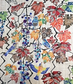 【終了】まつざわ美柑「型絵染展」