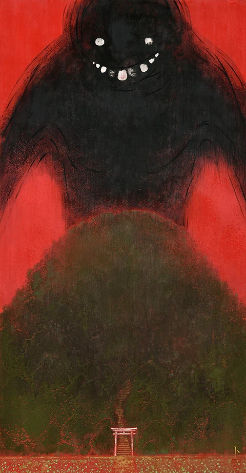 【終了】と金　日本画展　『幻想図』